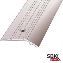 ПО-28/6 порог алюминиевый  с насечками для стыков с перепадом  до 5 мм